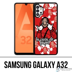 Cover Samsung Galaxy A32 - Casa De Papel - Cartone animato