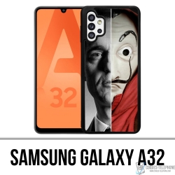 Samsung Galaxy A32 case - Casa De Papel Berlin Mask Split