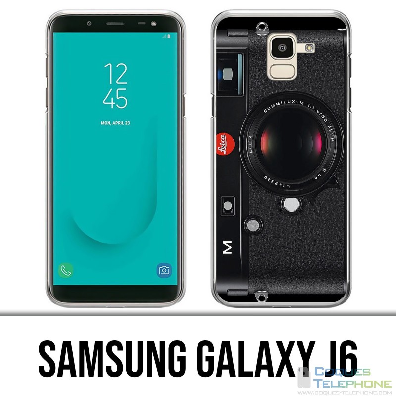 Samsung Galaxy J6 Hülle - Vintage Kamera