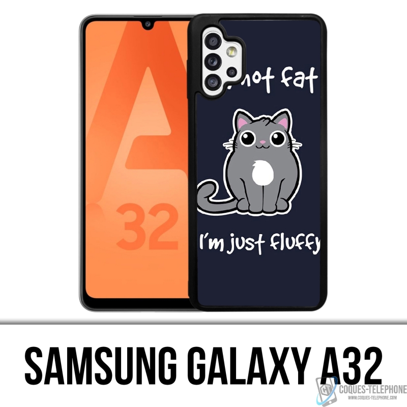Samsung Galaxy A32 Case - Chat nicht fett, nur flauschig