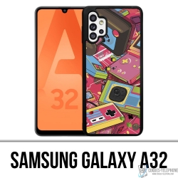 Samsung Galaxy A32 Case - Retro Vintage Konsolen