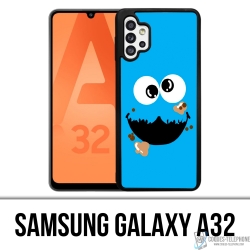 Funda Samsung Galaxy A32 - Cara de Cookie Monster
