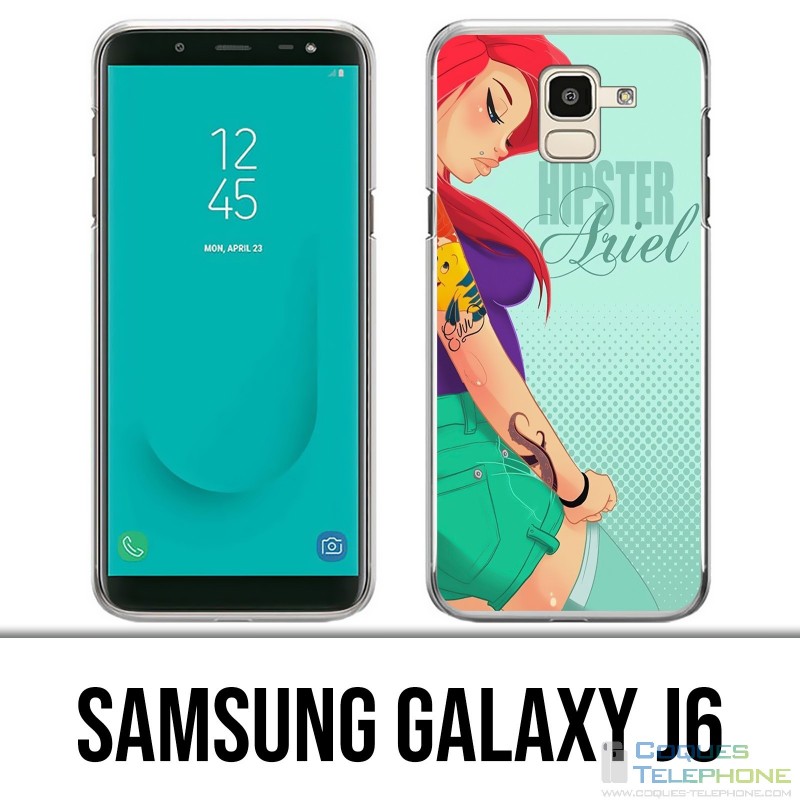 Samsung Galaxy J6 Case - Ariel Hipster Mermaid