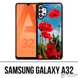Coque Samsung Galaxy A32 - Coquelicots 1