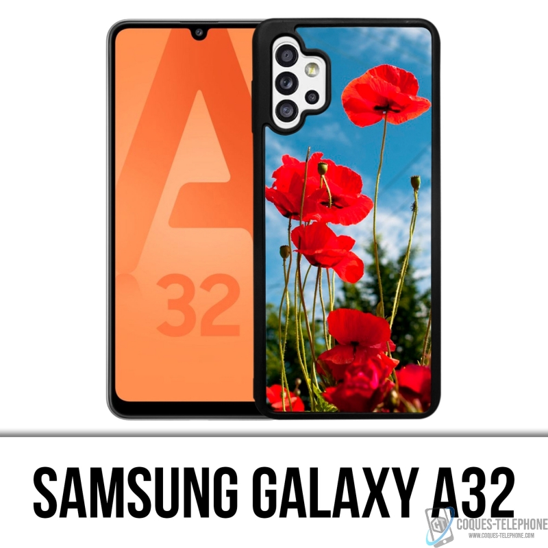 Funda Samsung Galaxy A32 - Amapolas 1