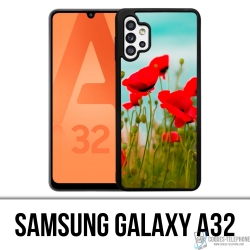 Custodia per Samsung Galaxy A32 - Papaveri 2