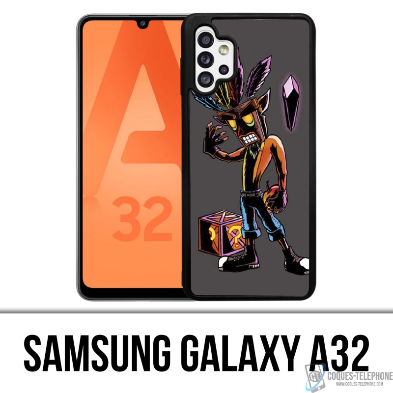 Custodia Samsung Galaxy A32 - Maschera Crash Bandicoot