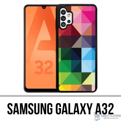 Samsung Galaxy A32 Case - Mehrfarbige Würfel