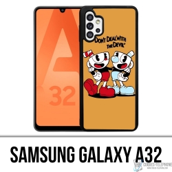 Custodia per Samsung Galaxy A32 - Cuphead