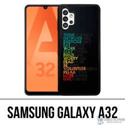 Cover Samsung Galaxy A32 - Motivazione quotidiana