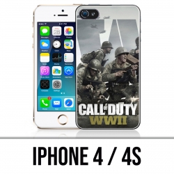 Coque iPhone 4 / 4S - Call Of Duty Ww2 Personnages
