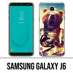 Samsung Galaxy J6 Hülle - Astronauten Bär