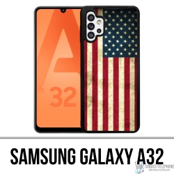 Coque Samsung Galaxy A32 - Drapeau Usa