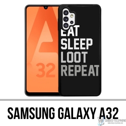 Samsung Galaxy A32 Case - Eat Sleep Loot Repeat