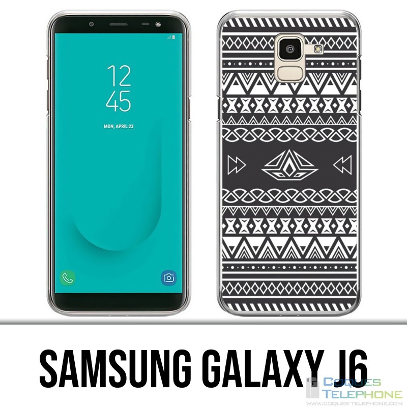 Custodia Samsung Galaxy J6 - Azteque grigia