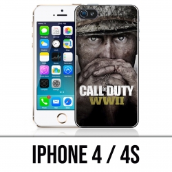 Coque iPhone 4 / 4S - Call Of Duty Ww2 Soldats