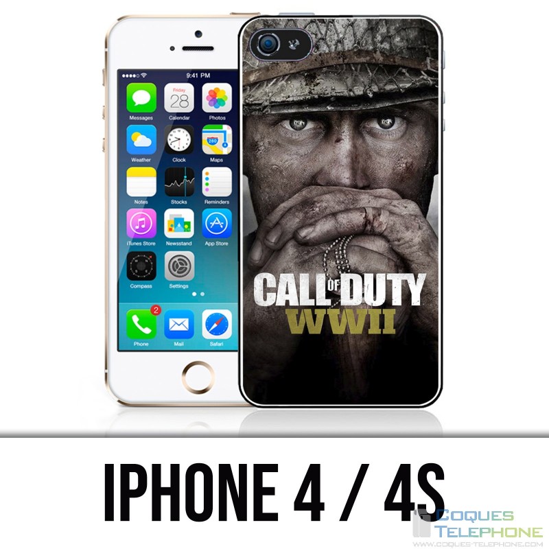 Funda iPhone 4 / 4S - Call of Duty Ww2 Soldiers