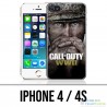 Coque iPhone 4 / 4S - Call Of Duty Ww2 Soldats
