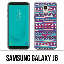 Samsung Galaxy J6 Hülle - Pink Azteque