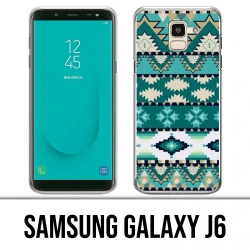Coque Samsung Galaxy J6 - Azteque Vert