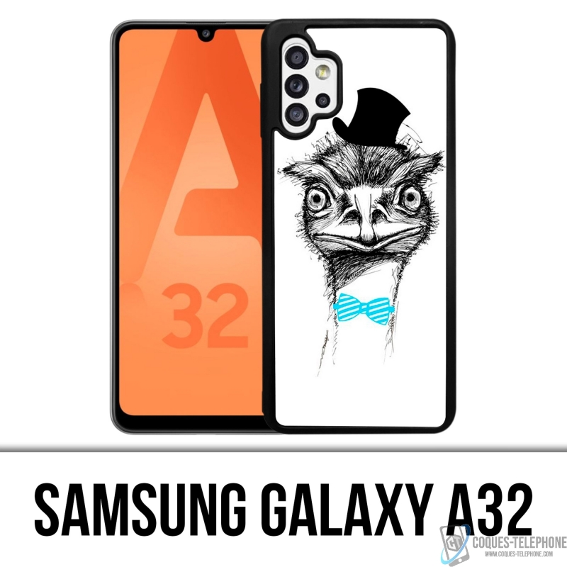 Custodia per Samsung Galaxy A32 - Struzzo divertente