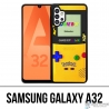 Custodia Samsung Galaxy A32 - Game Boy Color Pikachu Pokémon Giallo