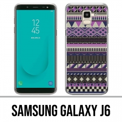 Samsung Galaxy J6 Case - Purple Azteque