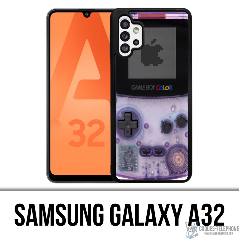 Samsung Galaxy A32 Case - Game Boy Color Purple