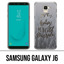 Samsung Galaxy J6 Hülle - Baby Cold Outside