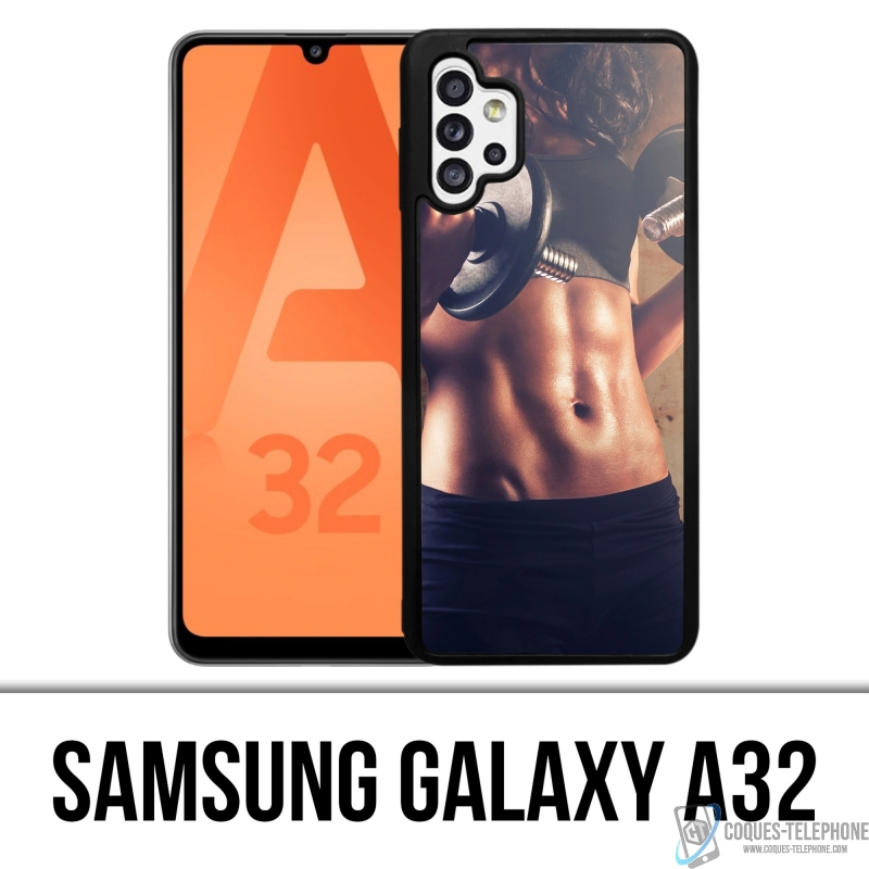 Samsung Galaxy A32 case - Bodybuilding Girl