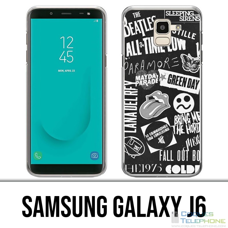Coque Samsung Galaxy J6 - Badge Rock