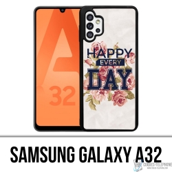 Coque Samsung Galaxy A32 - Happy Every Days Roses