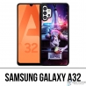 Custodia Samsung Galaxy A32 - Cappuccio Birds Of Prey Harley Quinn