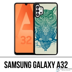 Samsung Galaxy A32 Case - Abstrakte Eule