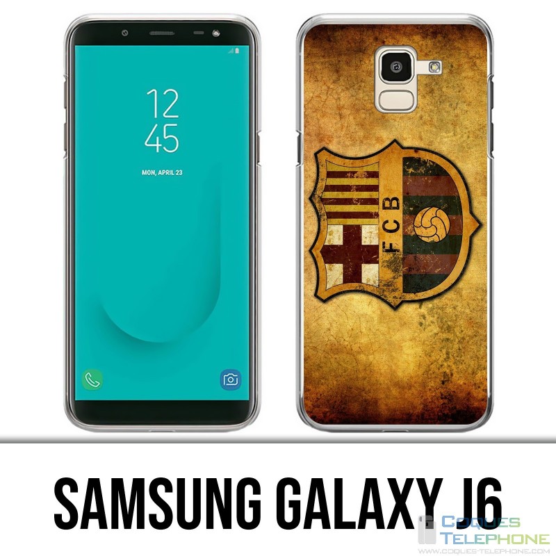 Samsung Galaxy J6 Case - Barcelona Vintage Football