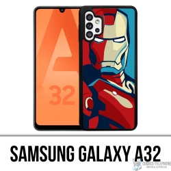 Funda Samsung Galaxy A32 - Diseño de póster de Iron Man