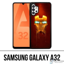 Custodia per Samsung Galaxy A32 - Iron Man Gold