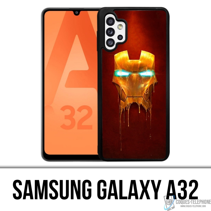 Coque Samsung Galaxy A32 - Iron Man Gold