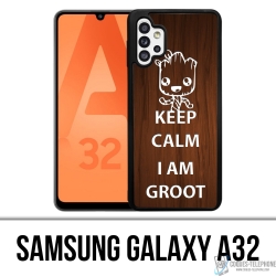 Cover Samsung Galaxy A32 - Mantieni la calma Groot