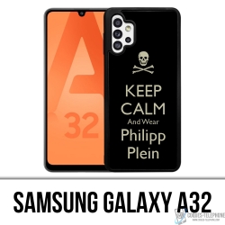 Cover Samsung Galaxy A32 - Mantieni la calma Philipp Plein