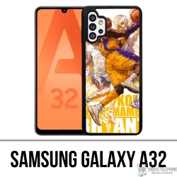Coque Samsung Galaxy A32 - Kobe Bryant Cartoon Nba