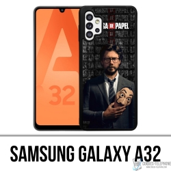 Samsung Galaxy A32 case - La Casa De Papel - Professor Mask