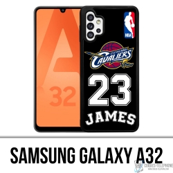 Custodia per Samsung Galaxy A32 - Lebron James nera