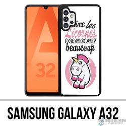 Coque Samsung Galaxy A32 - Licornes