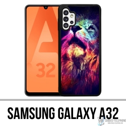 Coque Samsung Galaxy A32 - Lion Galaxie