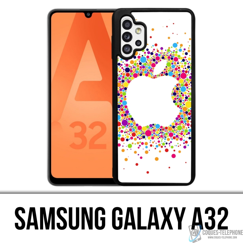 Funda Samsung Galaxy A32 - Logotipo de Apple multicolor