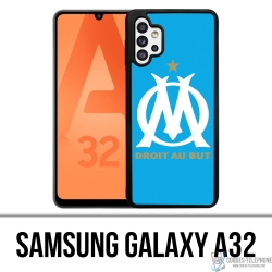 Custodia Samsung Galaxy A32 - Logo Om Marsiglia Blu