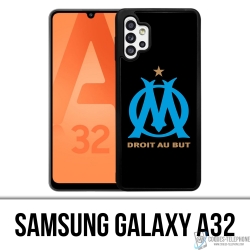 Custodia Samsung Galaxy A32 - Logo Om Marsiglia Nera