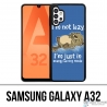 Coque Samsung Galaxy A32 - Loutre Not Lazy