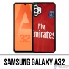 Coque Samsung Galaxy A32 - Maillot Rouge Psg